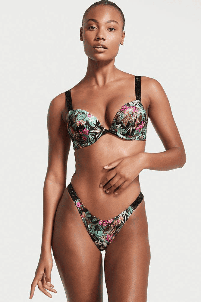 КУПАЛЬНИК ЗІ СТРАЗАМИ ПОДВІЙНИЙ ПУШ-АП BLUE Victoria`s Secret КУПАЛЬНИК ЗІ СТРАЗАМИ ПОДВІЙНИЙ ПУШ-АП BLUE Victoria`s Secret