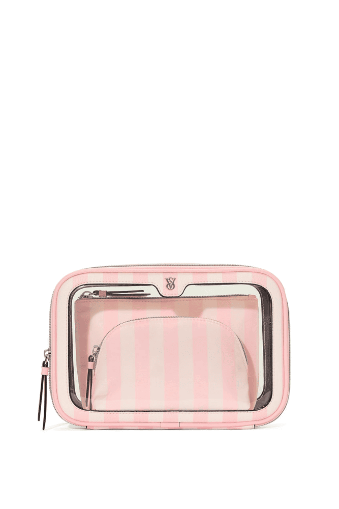 КОСМЕТИЧКА 3 IN 1 PINK STRIPE Victoria`s Secret