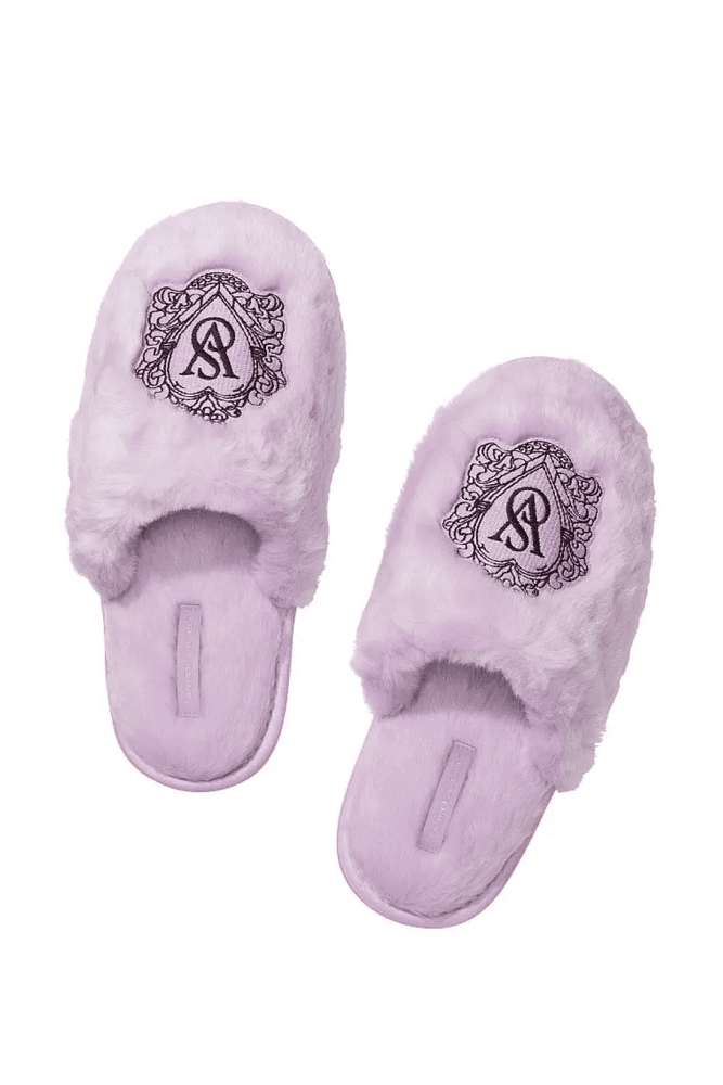 ТАПОЧКИ PLUSH VIOLET LOGO Victoria`s Secret
