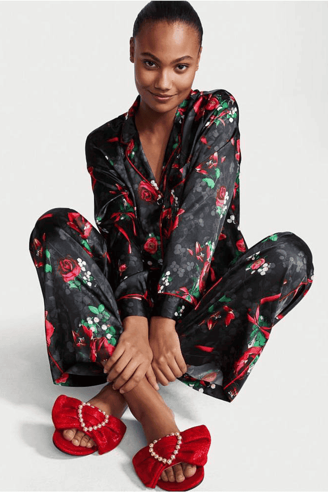 ТАПОЧКИ SATIN RED HEART Victoria`s Secret ТАПОЧКИ SATIN RED HEART Victoria`s Secret