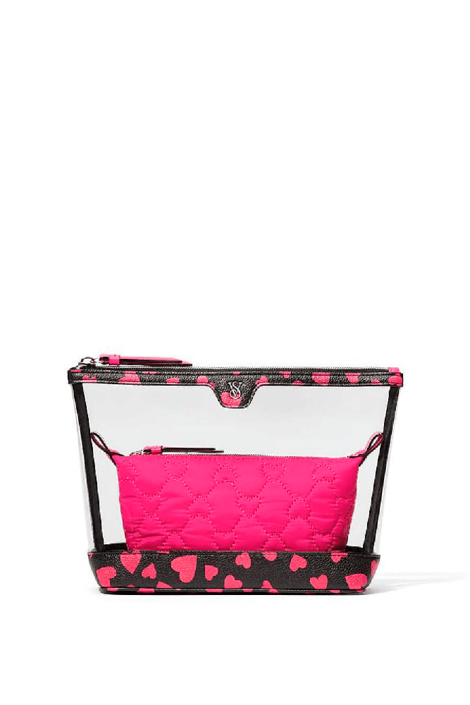 КОСМЕТИЧКА 2 IN 1 BLACK HEARTS Victoria`s Secret