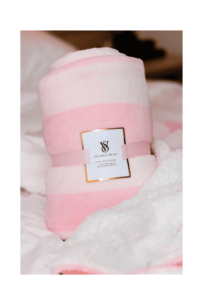 ПЛЕД PINK STRIPE Victoria`s Secret ПЛЕД PINK STRIPE Victoria`s Secret