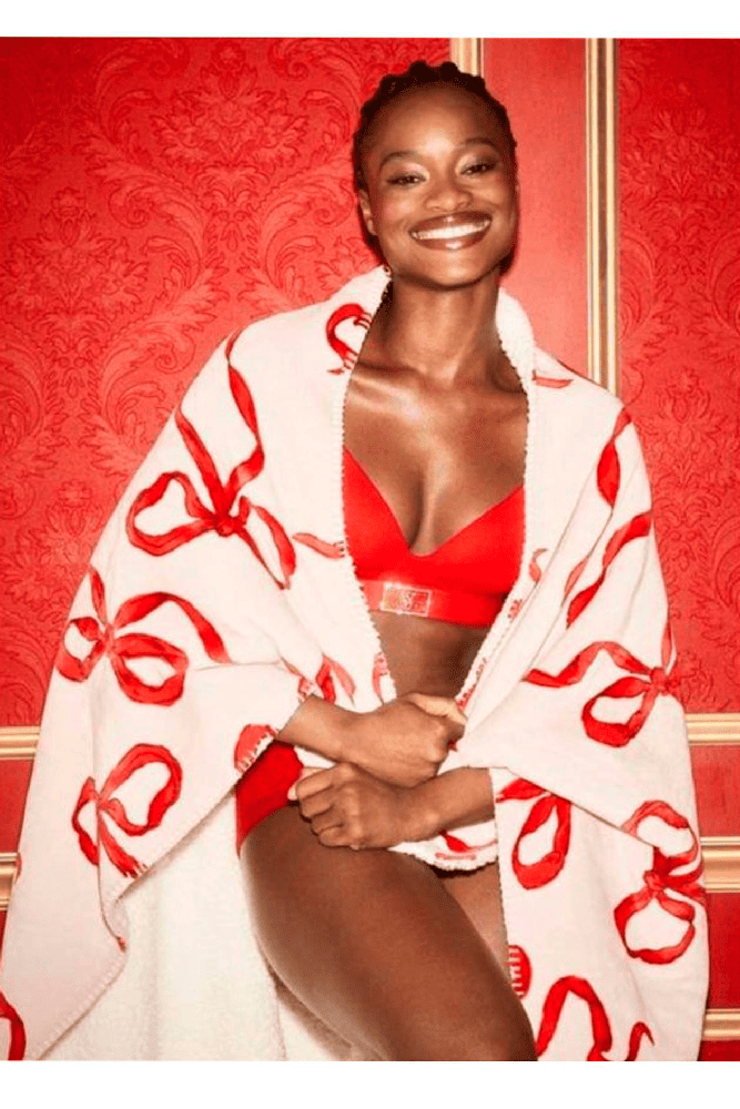 ПЛЕД RED BOW Victoria`s Secret ПЛЕД RED BOW Victoria`s Secret