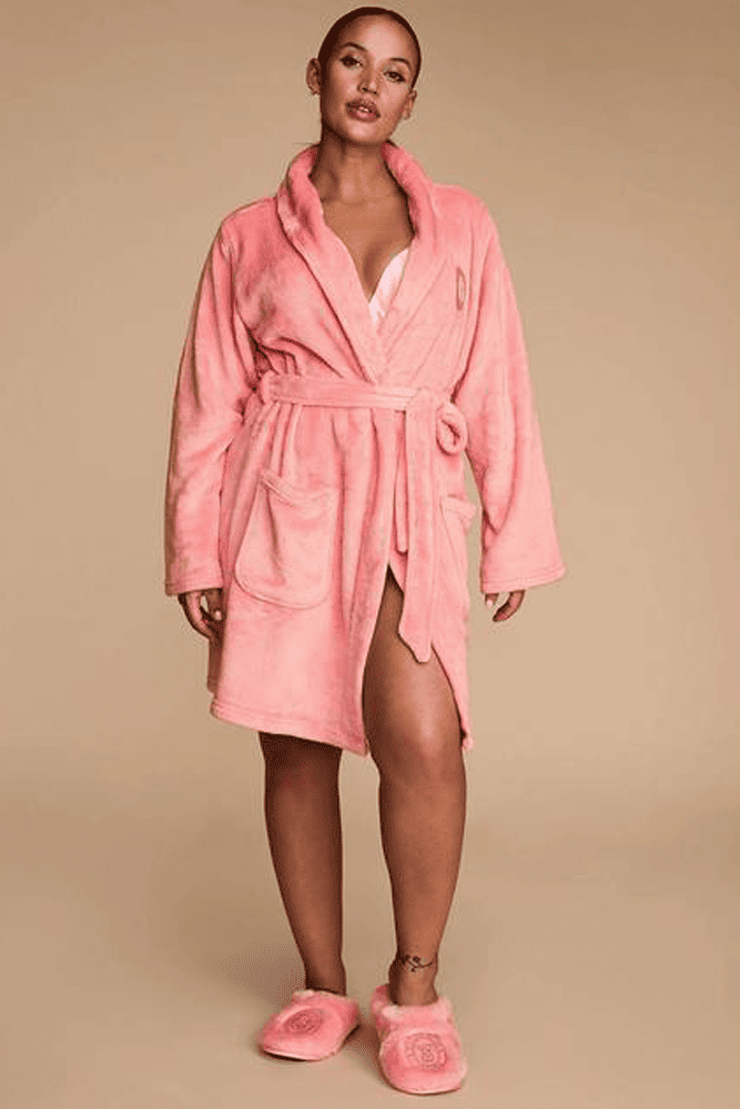 ТАПОЧКИ PLUSH CORAL LOGO Victoria`s Secret ТАПОЧКИ PLUSH CORAL LOGO Victoria`s Secret