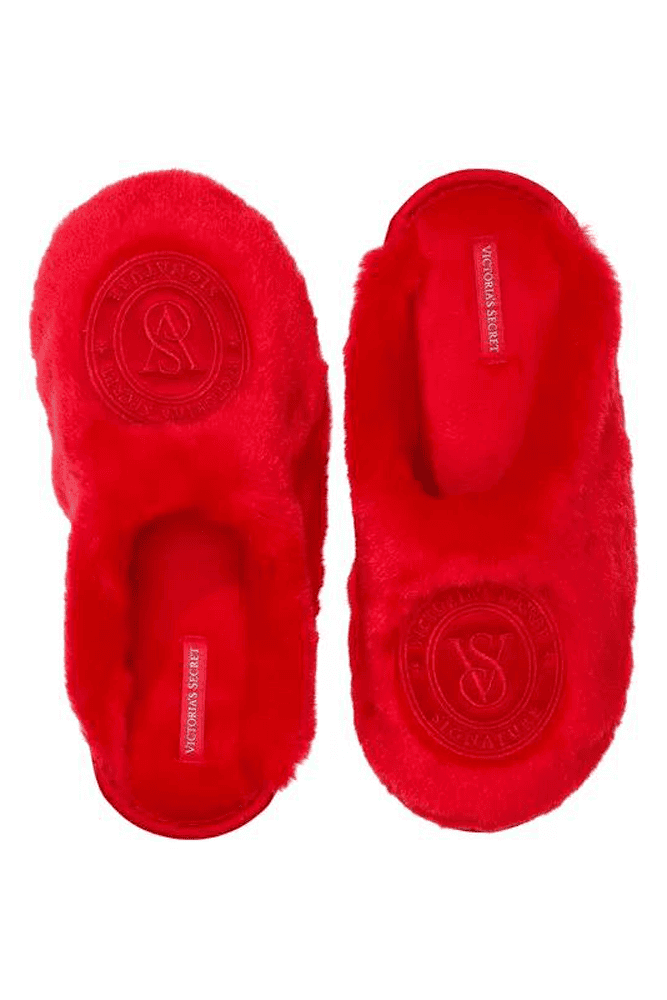 ТАПОЧКИ PLUSH RED LOGO Victoria`s Secret