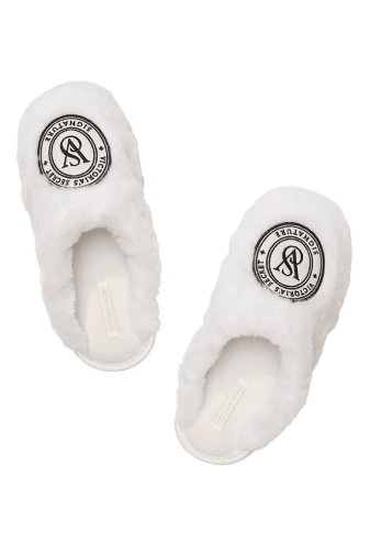 ТАПОЧКИ PLUSH WHITE LOGO Victoria`s Secret