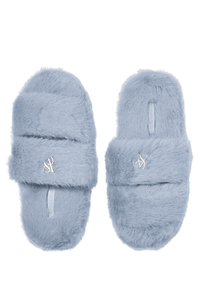ТАПОЧКИ PLUSH BLUE VS LOGO Victoria`s Secret