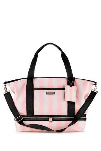СУМКА PINK STRIPE GETAWAY Victoria`s Secret