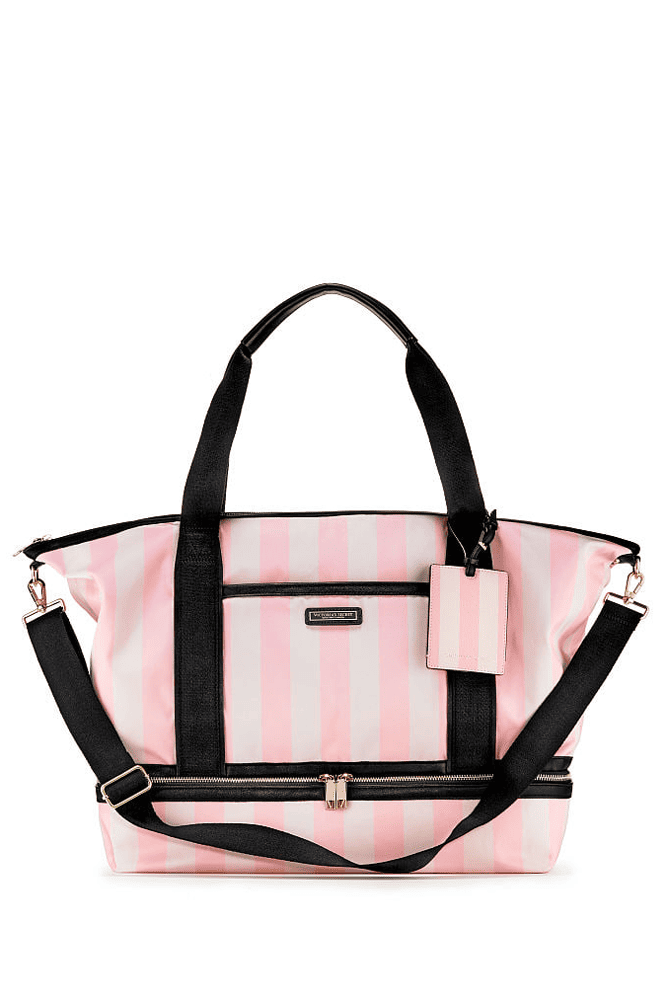 СУМКА PINK STRIPE GETAWAY Victoria`s Secret