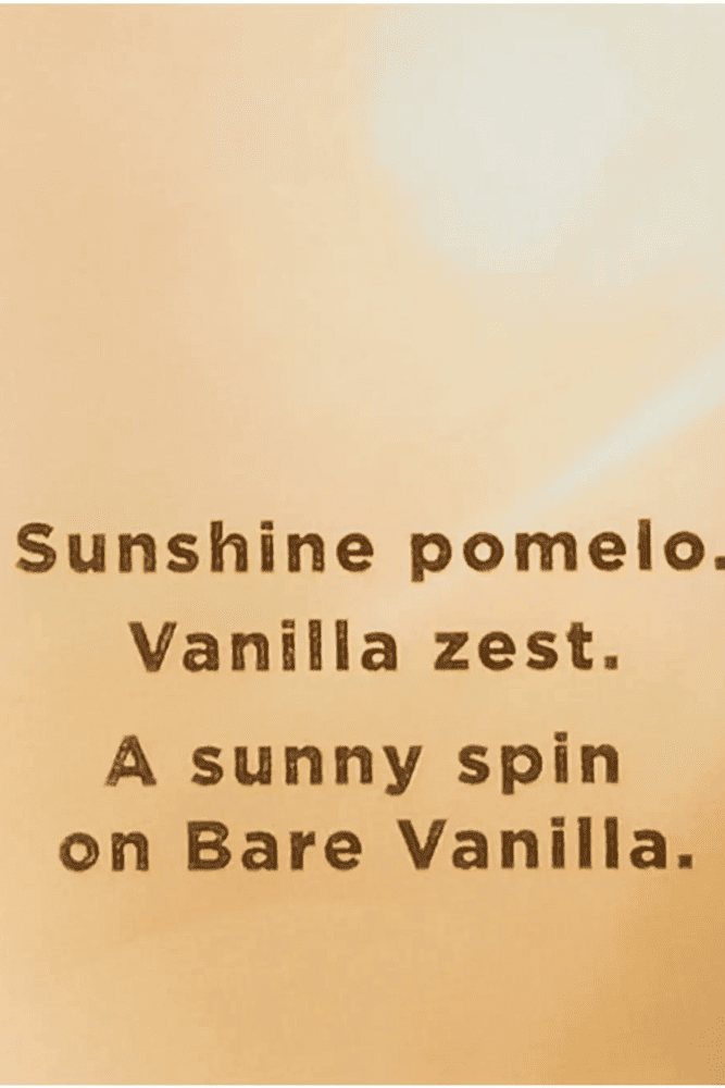 ЛОСЬЙОН BARE VANILLA SOL Victoria`s Secret ЛОСЬЙОН BARE VANILLA SOL Victoria`s Secret