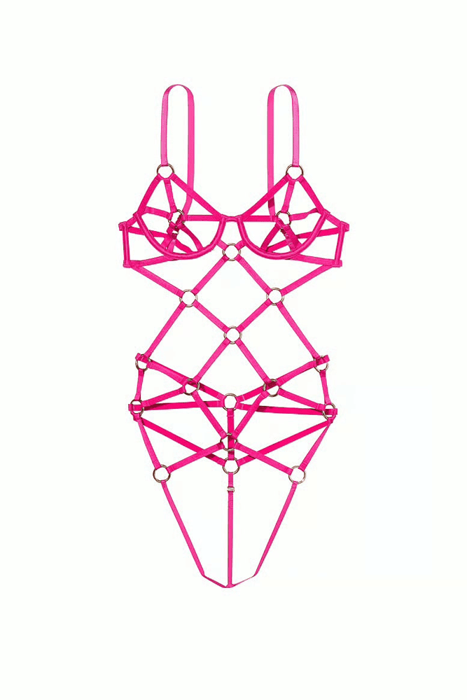 БОДІ OUVERT PINK Victoria`s Secret