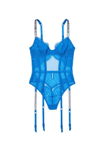 БОДІ ЗІ СТРАЗАМИ BLUE Victoria`s Secret