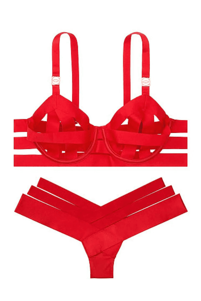 БЮСТГАЛЬТЕР БАНДАЖНИЙ RED Victoria`s Secret БЮСТГАЛЬТЕР БАНДАЖНИЙ RED Victoria`s Secret