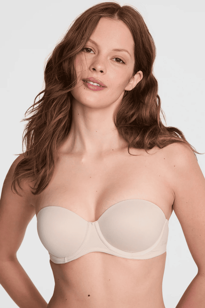 БЮСТГАЛЬТЕР БЕЗ БРЕТЕЛЕЙ CHAMPAGNE Victoria`s Secret БЮСТГАЛЬТЕР БЕЗ БРЕТЕЛЕЙ CHAMPAGNE Victoria`s Secret