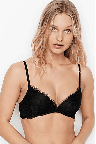 БЮСТГАЛЬТЕР БЕЗ КІСТОЧОК ANGELS BLACK Victoria`s Secret