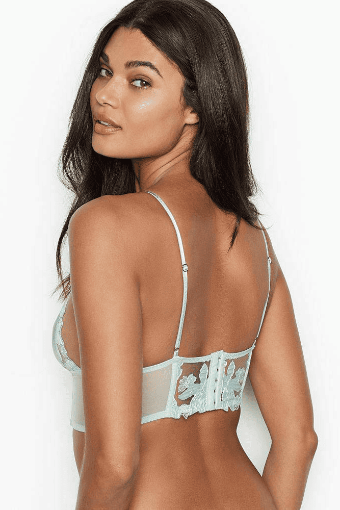 БЮСТГАЛЬТЕР БРАЛЕТ BLUE FLORAL Victoria`s Secret БЮСТГАЛЬТЕР БРАЛЕТ BLUE FLORAL Victoria`s Secret