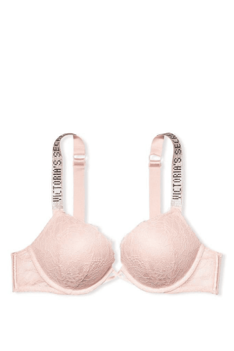 БЮСТГАЛЬТЕР ЗІ СТРАЗАМИ ПОДВІЙНИЙ ПУШ-АП CANDY BABY LACE Victoria`s Secret