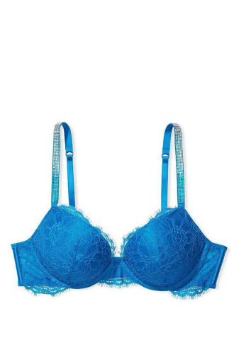 БЮСТГАЛЬТЕР СО СТРАЗАМИ ПУШ-АП BRIGHT BLUE Victoria`s Secret