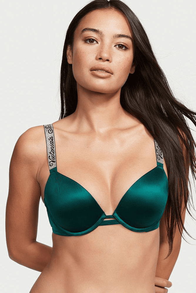 БЮСТГАЛЬТЕР ЗІ СТРАЗАМИ ПУШ-АП EMERALD Victoria`s Secret БЮСТГАЛЬТЕР ЗІ СТРАЗАМИ ПУШ-АП EMERALD Victoria`s Secret