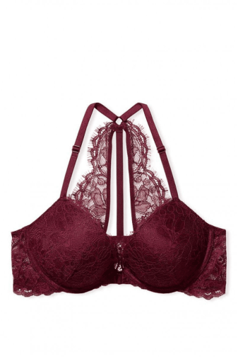 БЮСТГАЛЬТЕР СО СТРАЗАМИ ПУШ-АП KIR BACK LACE Victoria`s Secret