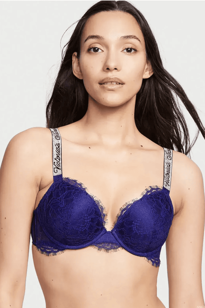 БЮСТГАЛЬТЕР ЗІ СТРАЗАМИ ПУШ-АП NEW VIOLET Victoria`s Secret БЮСТГАЛЬТЕР ЗІ СТРАЗАМИ ПУШ-АП NEW VIOLET Victoria`s Secret