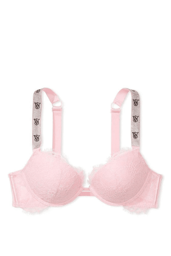 БЮСТГАЛЬТЕР СО СТРАЗАМИ ПУШ-АП PINK VS Victoria`s Secret