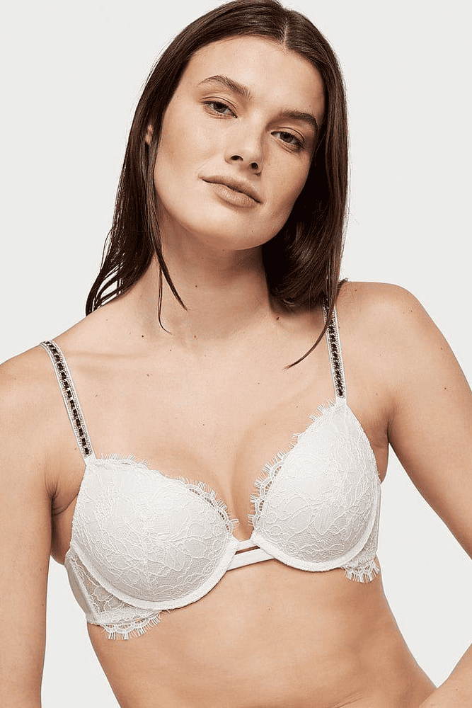 БЮСТГАЛЬТЕР ЗІ СТРАЗАМИ ПУШ-АП WHITE Victoria`s Secret БЮСТГАЛЬТЕР ЗІ СТРАЗАМИ ПУШ-АП WHITE Victoria`s Secret