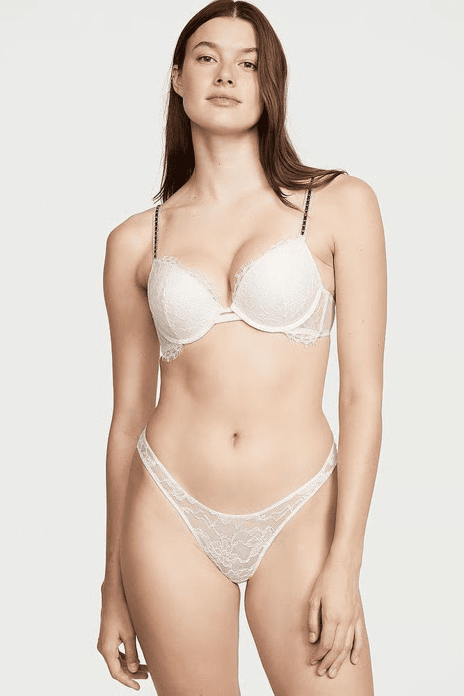 БЮСТГАЛЬТЕР ЗІ СТРАЗАМИ ПУШ-АП WHITE Victoria`s Secret БЮСТГАЛЬТЕР ЗІ СТРАЗАМИ ПУШ-АП WHITE Victoria`s Secret
