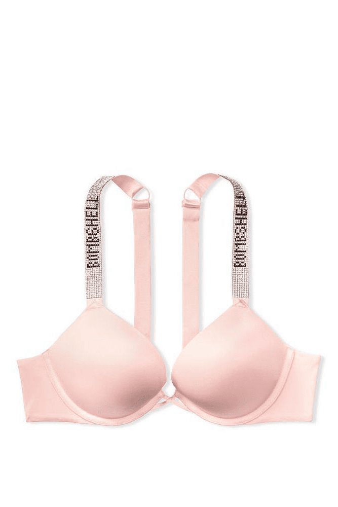 БЮСТГАЛЬТЕР ЗІ СТРАЗАМИ ПОДВІЙНИЙ ПУШ-АП BABY PINK Victoria`s Secret