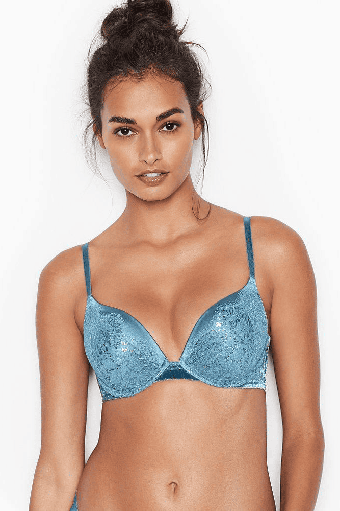 БЮСТГАЛЬТЕР ПОДВІЙНИЙ ПУШ-АП BLUE SHIMMER Victoria`s Secret БЮСТГАЛЬТЕР ПОДВІЙНИЙ ПУШ-АП BLUE SHIMMER Victoria`s Secret