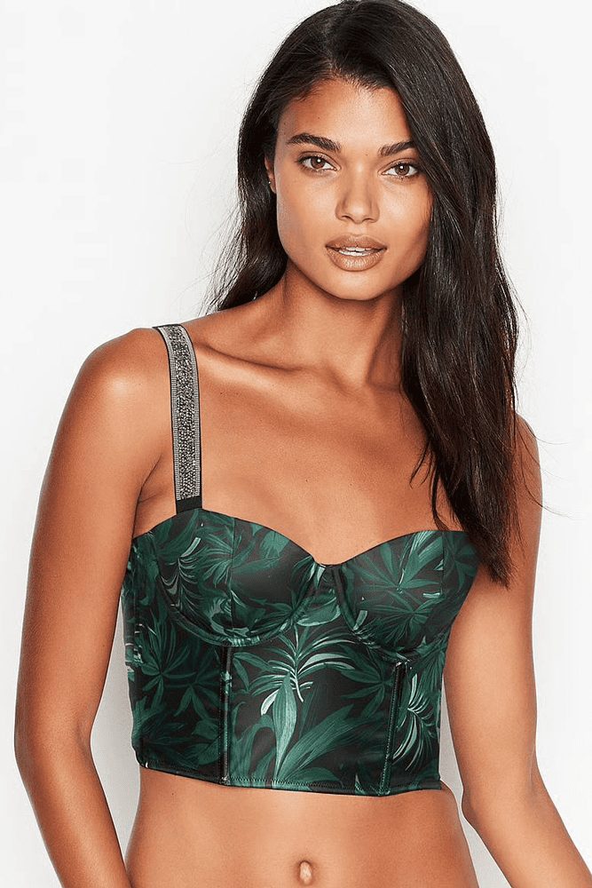 КОРСЕТ ЗІ СТРАЗАМИ ПУШ-АП PALM PRINT Victoria`s Secret КОРСЕТ ЗІ СТРАЗАМИ ПУШ-АП PALM PRINT Victoria`s Secret