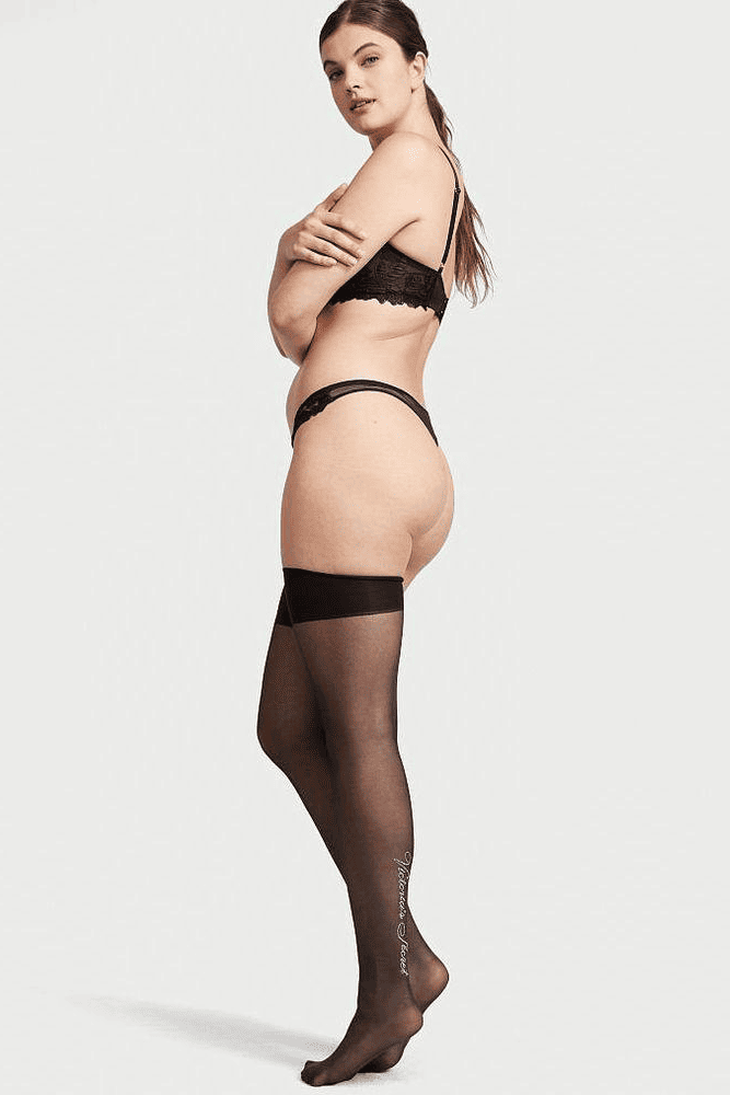 Панчохи ЗІ СТРАЗАМИ BLACK Victoria`s Secret Панчохи ЗІ СТРАЗАМИ BLACK Victoria`s Secret