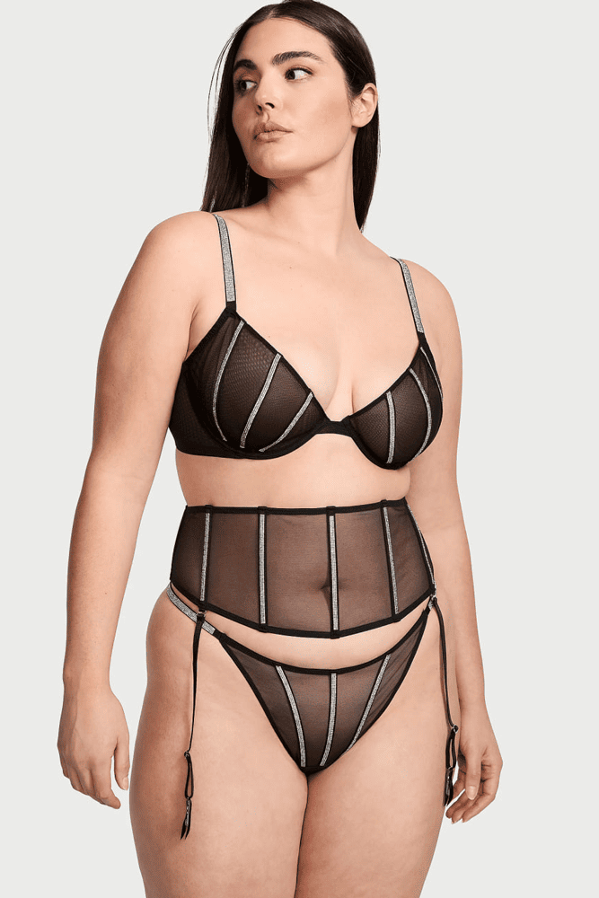 Пояс ЗІ СТРАЗАМИ BLACK LINES Victoria`s Secret