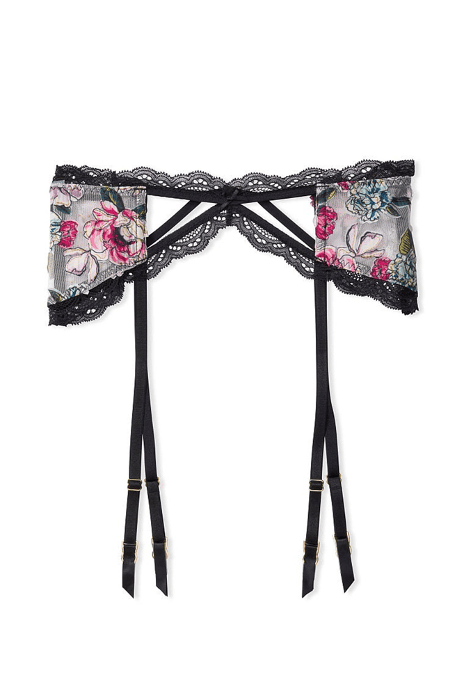 Пояс СЕТЬ BLACK FLORAL Victoria`s Secret