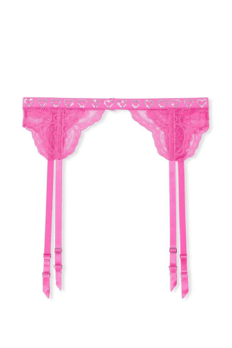Пояс СЕТЬ И СТРАЗЫ NEON PINK HEARTS Victoria`s Secret