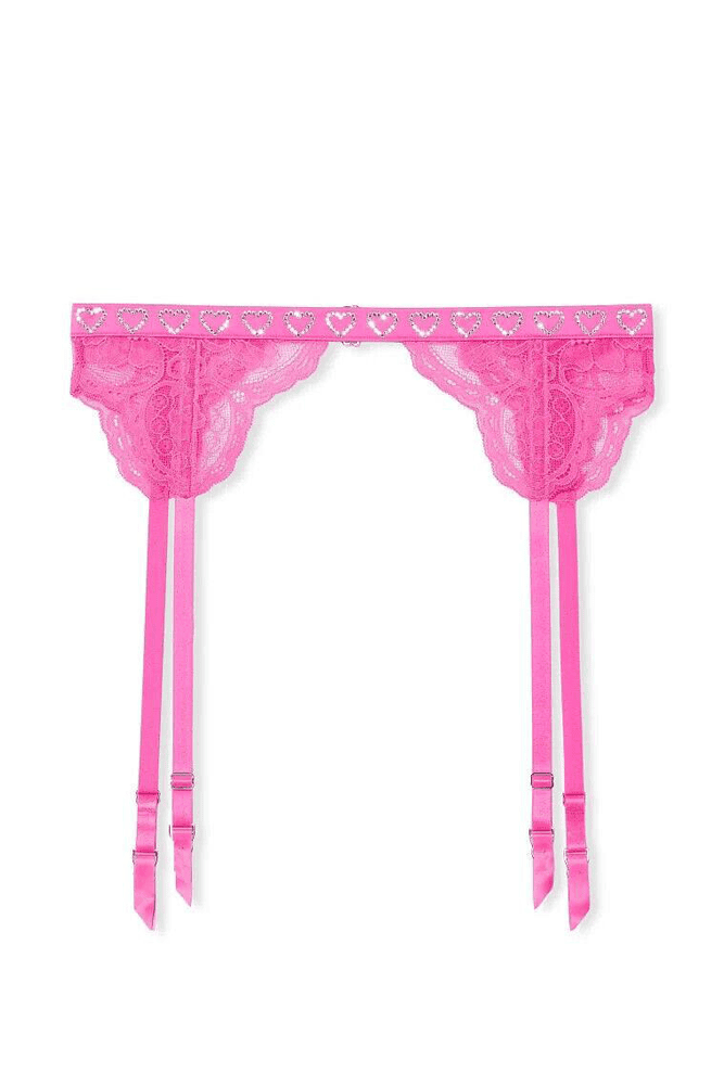Пояс МЕРЕЖИВО ТА СТРАЗИ NEON PINK HEARTS Victoria`s Secret Пояс МЕРЕЖИВО ТА СТРАЗИ NEON PINK HEARTS Victoria`s Secret