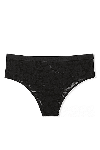 Трусики PINK БРАЗИЛІАНИ BLACK LACE Victoria`s Secret