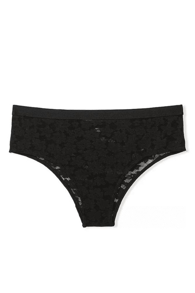 Трусики PINK БРАЗИЛІАНИ BLACK LACE Victoria`s Secret