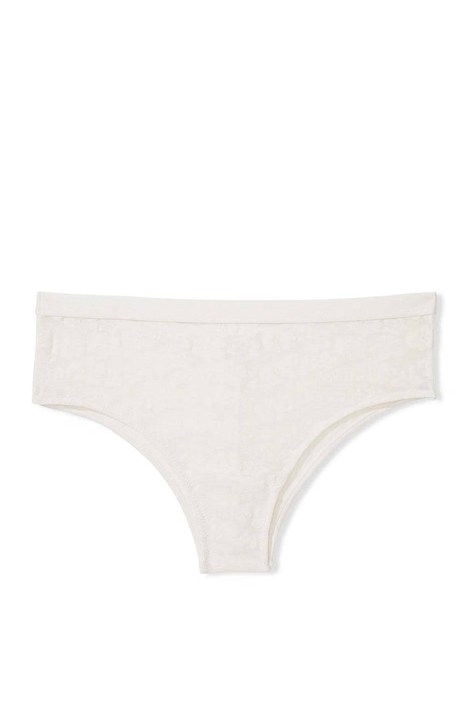 Трусики PINK БРАЗИЛІАНИ WHITE LACE Victoria`s Secret