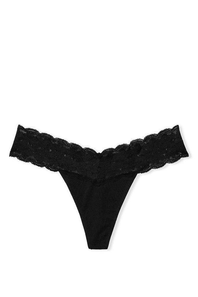 Трусики PINK СТРІНГИ BLACK Victoria`s Secret