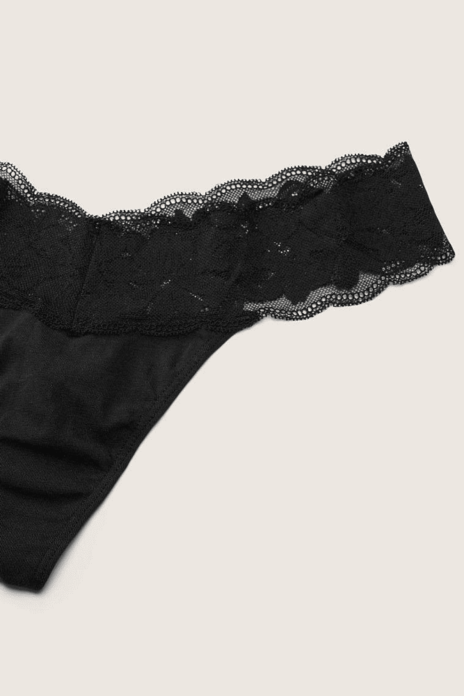 Трусики PINK СТРІНГИ BLACK Victoria`s Secret Трусики PINK СТРІНГИ BLACK Victoria`s Secret
