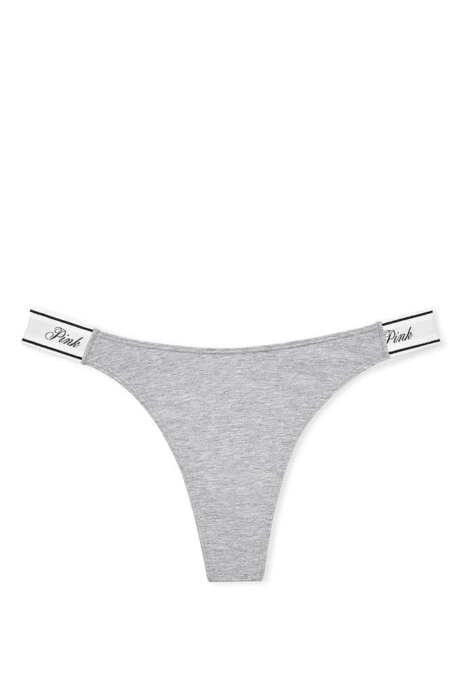 Трусики PINK СТРІНГИ GREY LOGO Victoria`s Secret