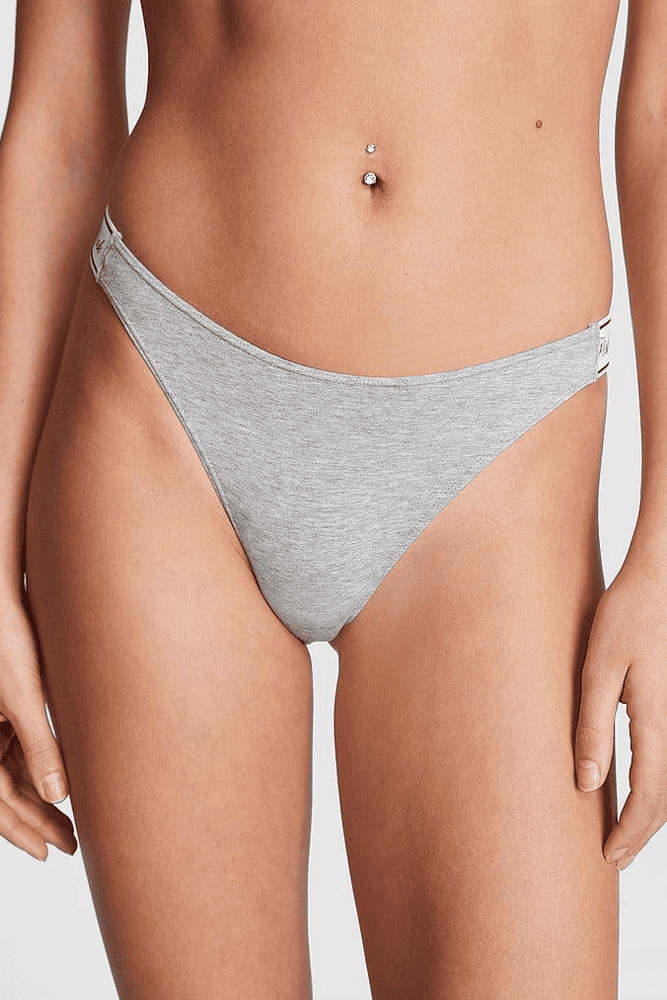 Трусики PINK СТРІНГИ GREY LOGO Victoria`s Secret