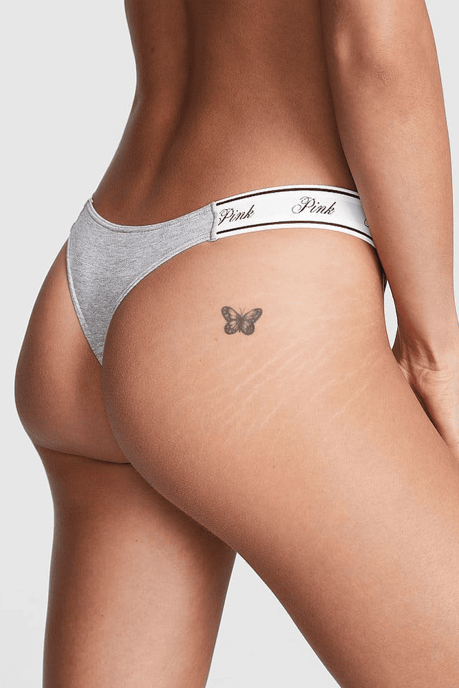 Трусики PINK СТРІНГИ GREY LOGO Victoria`s Secret Трусики PINK СТРІНГИ GREY LOGO Victoria`s Secret