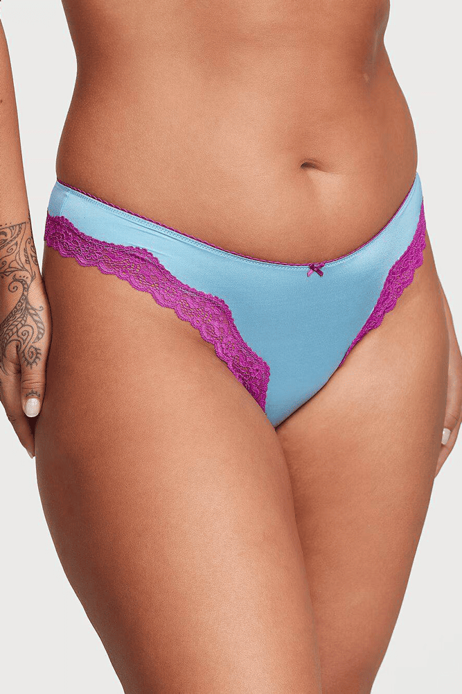 Трусики МЕРЕЖИВНІ ЛЮКС СТРІНГИ TEASE BLUE Victoria`s Secret