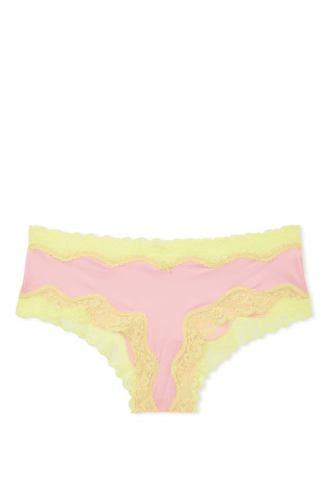 Трусики МЕРЕЖИВНІ ЛЮКС БРАЗИЛІАНИ TEASE PEACH Victoria`s Secret
