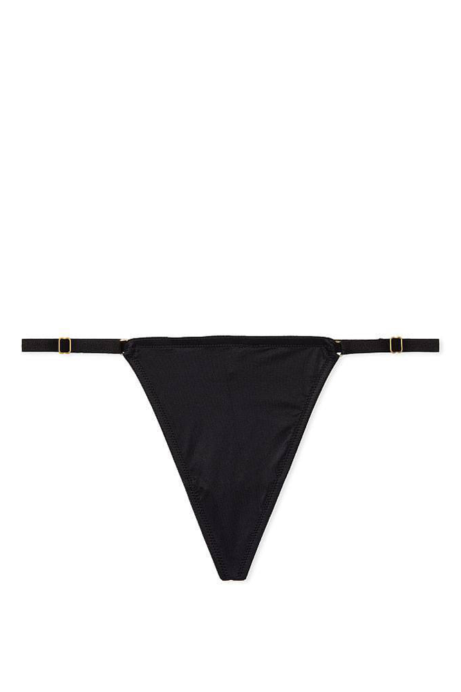Трусики V-THONG BLACK Victoria`s Secret