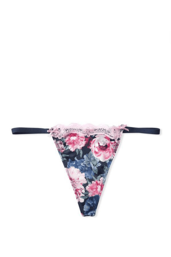 Трусики V-THONG NAVY FLORAL Victoria`s Secret
