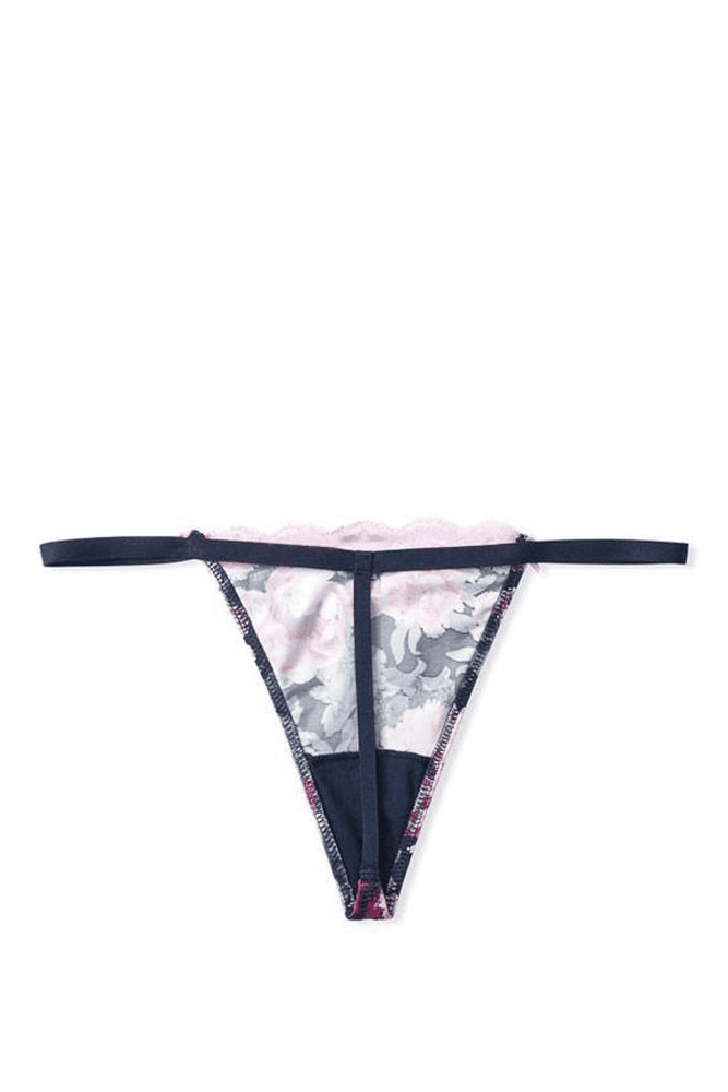 Трусики V-THONG NAVY FLORAL Victoria`s Secret