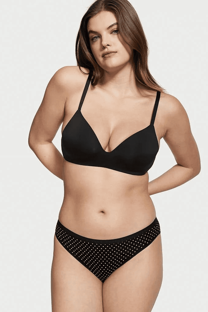 Трусики БАВОВНЯНІ БІКІНІ BLACK DOT Victoria`s Secret Трусики БАВОВНЯНІ БІКІНІ BLACK DOT Victoria`s Secret